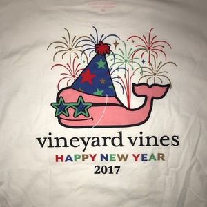 Vineyard Vines New Year 2017 Long Sleeve Tee